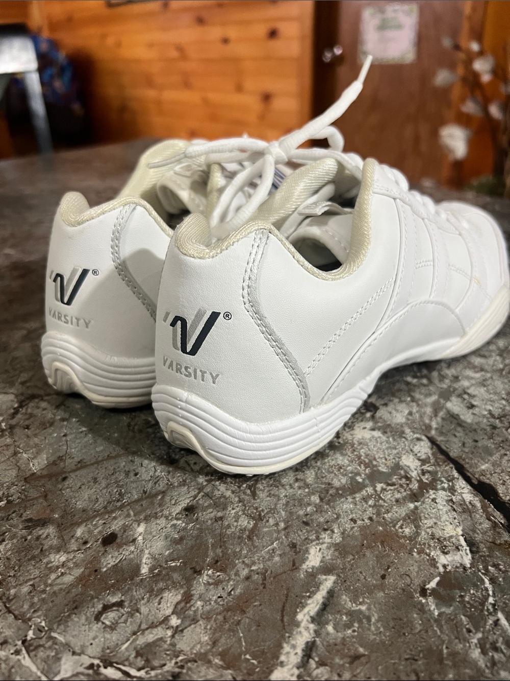 Varsity White Women's Athletic Sneakers